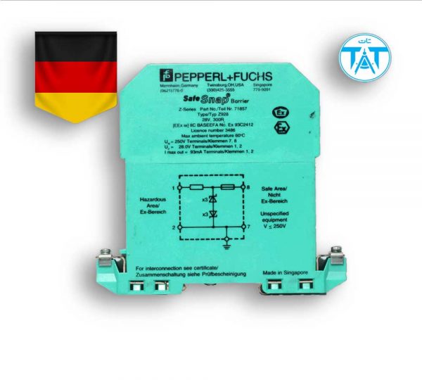 زنر بریرپپرل اندفوکسPepperl+Fuchs Zener barrier Z928