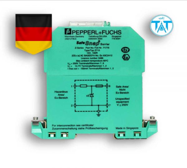 زنربریر پپرل اندفوکسPepperl+Fuchs Zener barrier Z715