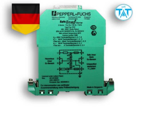 زنر بریرپپرل اندفوکسPepperl+Fuchs Zener barrier Z787