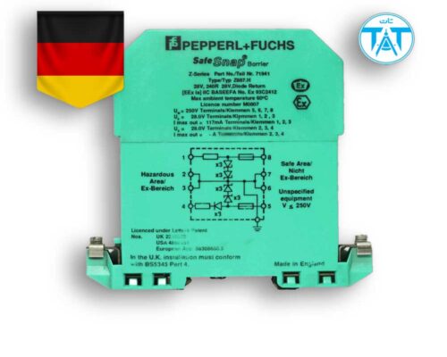 زنر بریرپپرل اندفوکسPepperl+Fuchs Zener barrier Z887.H