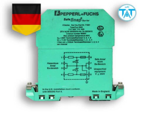 زنر بریرپپرل اندفوکسPepperl+Fuchs Zener barrier Z922