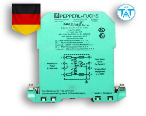 زنر بریرپپرل اندفوکسPepperl+Fuchs Zener barrier Z969