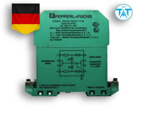 زنر بریرپپرل اندفوکسPepperl+Fuchs Zener barrier Z755