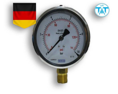 گیج فشار ویکا 10 بار PRESSURA GUAGE WIKA